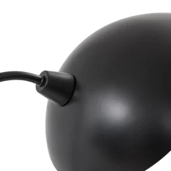 Lucande pöytävalaisin Arvadon, musta, metalli, 42,75 cm korkea