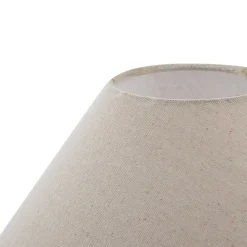Lucande pöytävalaisin Thalorin, korkeus 39 cm, ruskea, keramiikka