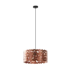 Lucande-riippuvalaisin Aeloria, kupari, Ø 45 cm, rauta, E27