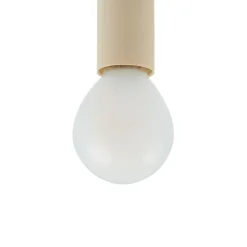 Lucande riippuvalaisin Bidolo, krominvärinen, lasi, Ø 15 cm, IP44