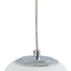 Lucande riippuvalaisin Bidolo, krominvärinen, lasi, Ø 15 cm, IP44