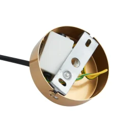 Lucande riippuvalaisin Bidolo, messingin värinen, lasi, 15 cm, IP44