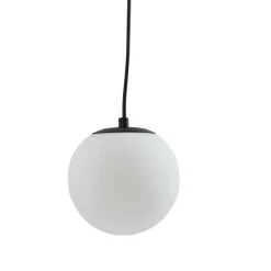 Lucande riippuvalaisin Bidolo, musta, lasi, Ø 15 cm, IP44