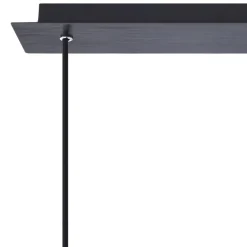 Lucande-riippuvalaisin Eirian, 90 cm, 3-valo, musta, lasi
