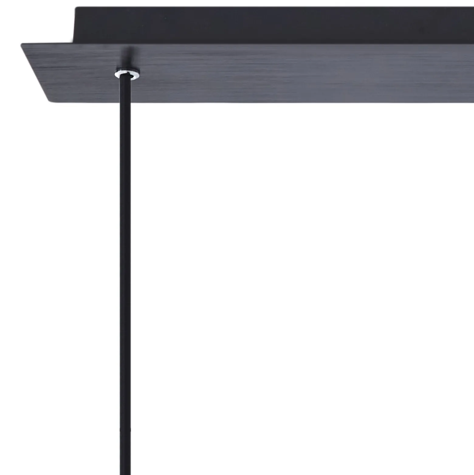 Lucande-riippuvalaisin Eirian, 90 cm, 3-valo, musta, lasi