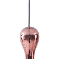 Lucande-riippuvalaisin Lyrisa, 1-valo, kuparinvärinen, lasi, 22cm