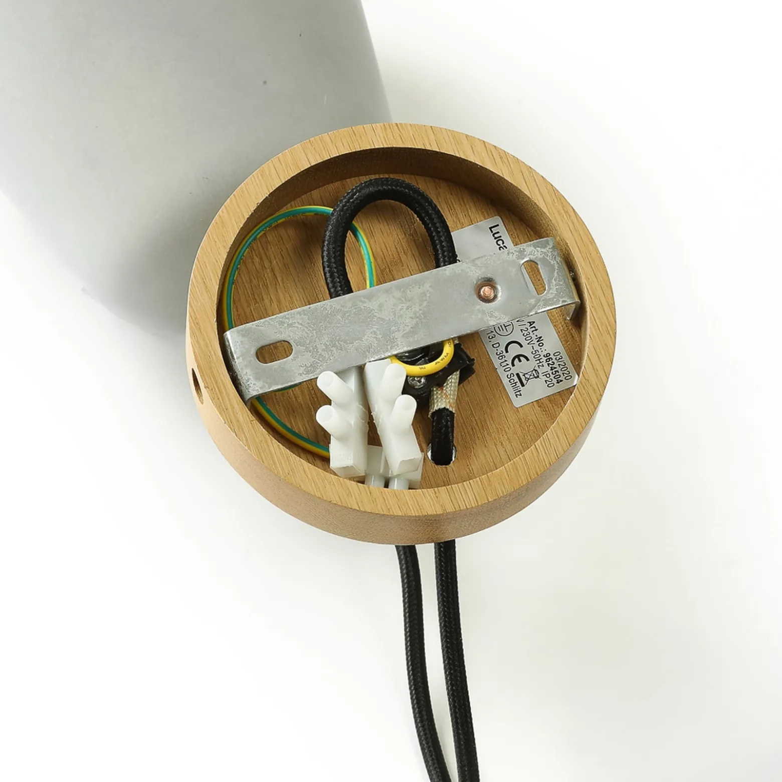 Lucande seinävalaisin Kalinda, harmaa, betoni, 20 cm korkea, E14