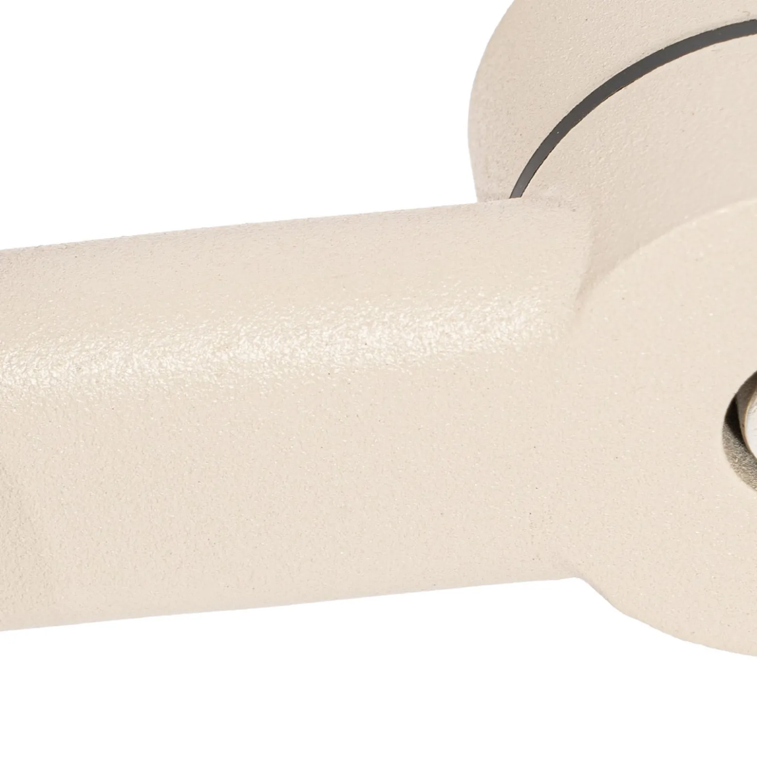 Lucande Silka-lattiavalaisin, 173 cm, beige, säädettävä, E27
