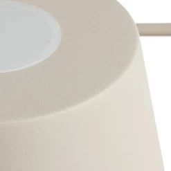 Lucande Silka-seinävalaisin, 91 cm, beige, säädettävä, E27