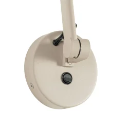 Lucande Silka-seinävalaisin, 91 cm, beige, säädettävä, E27