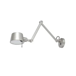 Lucande Silka-seinävalaisin, 91 cm, nikkeli, säädettävä, E27