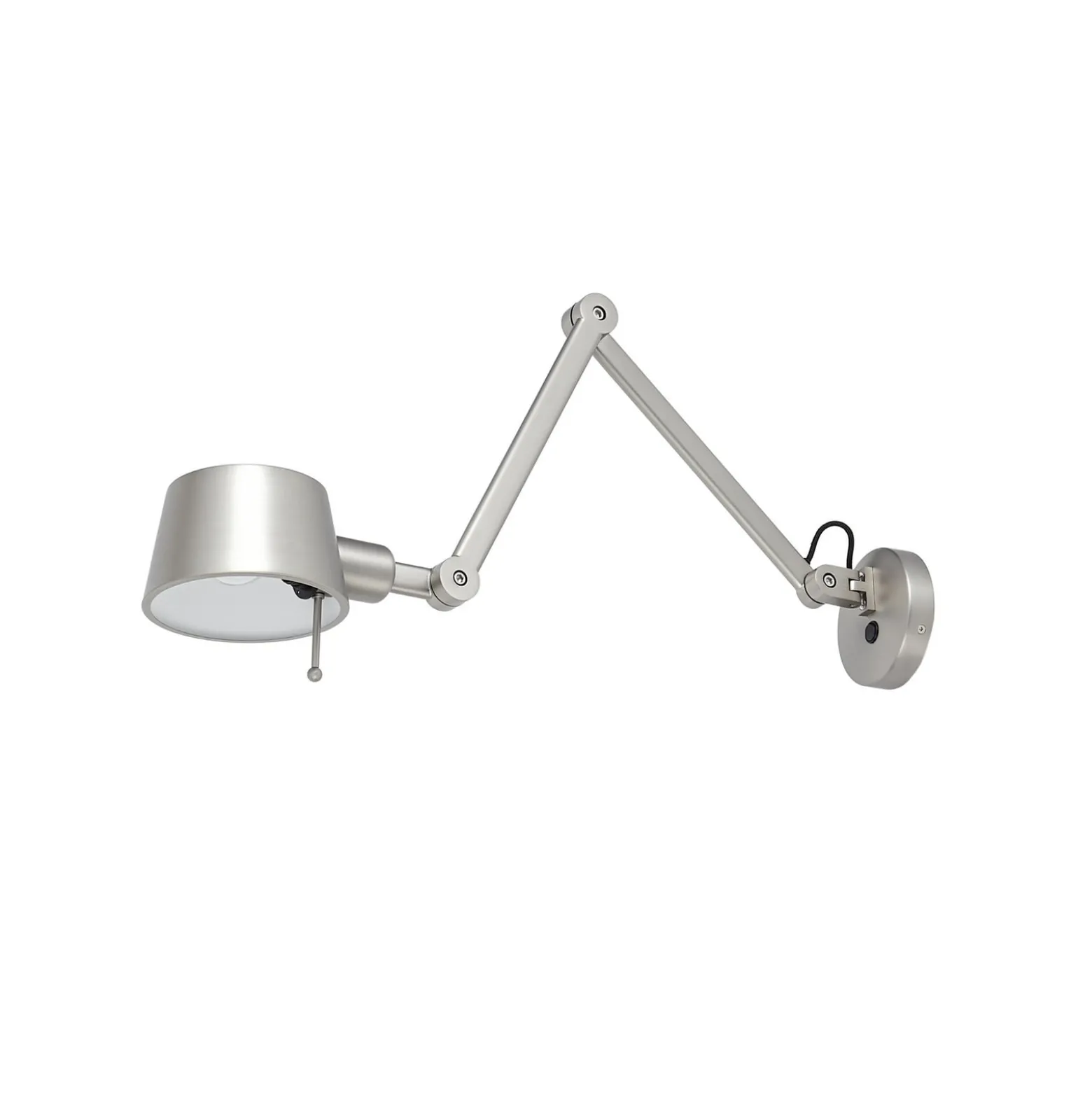 Lucande Silka-seinävalaisin, 91 cm, nikkeli, säädettävä, E27