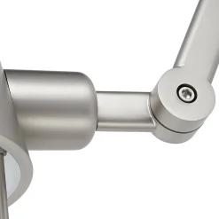 Lucande Silka-seinävalaisin, 91 cm, nikkeli, säädettävä, E27