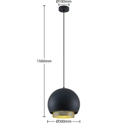 Lucande Sivanel -riippuvalo 1-lamppuinen, 30 cm
