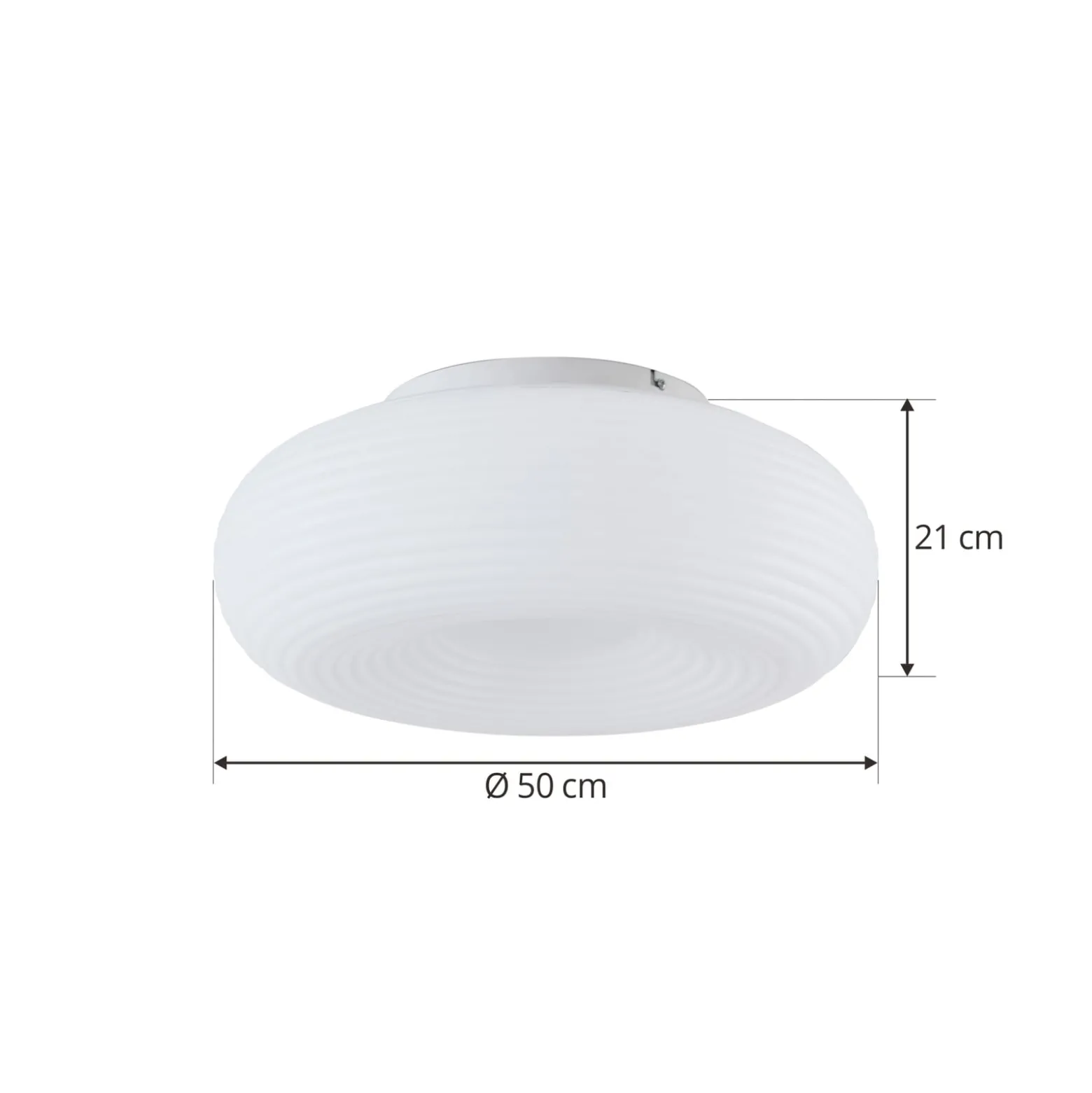 Lucande Smart LED kattovalaisin Bolti, valkoinen, RGBW, CCT, Tuya