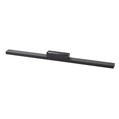 Lucande Smart LED kattovalaisin Leicy musta 5,8 cm RGB CCT