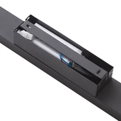 Lucande Smart LED kattovalaisin Leicy musta 5,8 cm RGB CCT