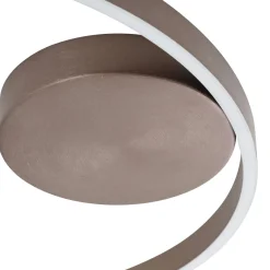 Lucande Smart LED-kattovalaisin Moise, kahvi, CCT, Tuya