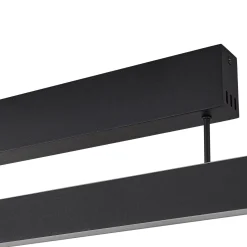 Lucande Smart LED-kattovalaisin Mylosh, musta, CCT, Tuya