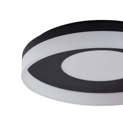 Lucande Smart LED-kattovalaisin Squillo musta Tuya RGBW CCT