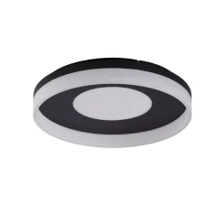 Lucande Smart LED-kattovalaisin Squillo musta Tuya RGBW CCT