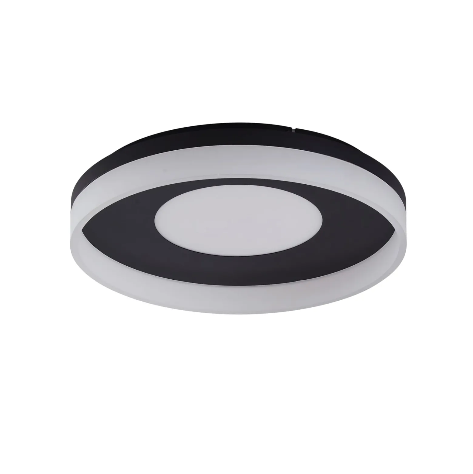 Lucande Smart LED-kattovalaisin Squillo musta Tuya RGBW CCT