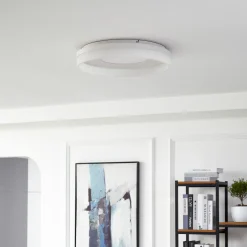 Lucande Smart LED-kattovalaisin Squillo valkoinen Tuya RGBW CCT