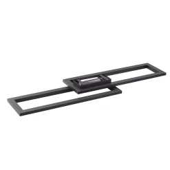 Lucande Smart LED-kattovalaisin Tjado 115 cm musta RGB CCT