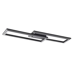 Lucande Smart LED-kattovalaisin Tjado 115 cm musta RGB CCT