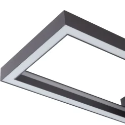 Lucande Smart LED-kattovalaisin Tjado, 100 cm, musta, RGBW