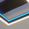 Lucande Smart LED-kattovalaisin Tjado, 30 cm, musta, RGBW