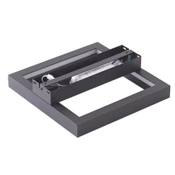 Lucande Smart LED-kattovalaisin Tjado, 30 cm, musta, RGBW