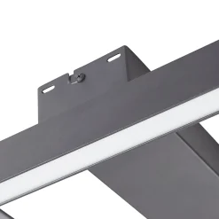 Lucande Smart LED-kattovalaisin Tjado, 30 cm, musta, RGBW