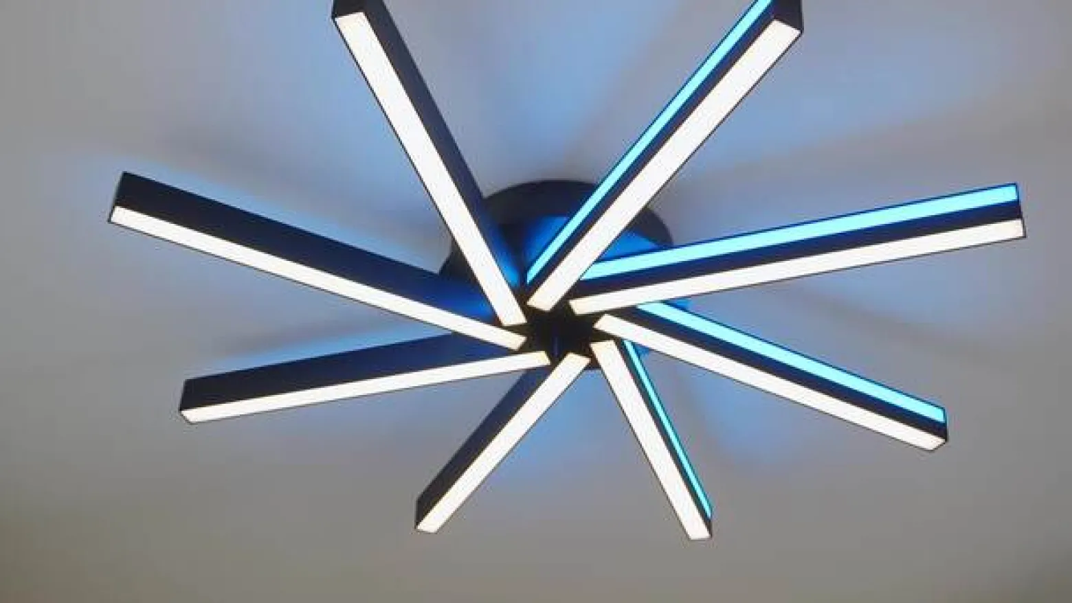 Lucande Smart LED-kattovalaisin Tjado, Ø70 cm, musta, RGBW