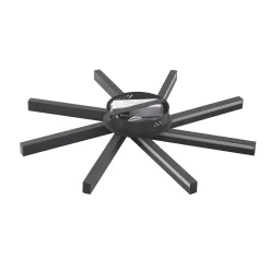 Lucande Smart LED-kattovalaisin Tjado, Ø70 cm, musta, RGBW