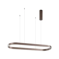 Lucande Smart LED-riippuvalaisin Melinay, kahvi, CCT, Tuya