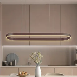 Lucande Smart LED-riippuvalaisin Melinay, kahvi, CCT, Tuya