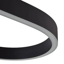 Lucande Smart LED-riippuvalaisin Melinay, musta, CCT, Tuya