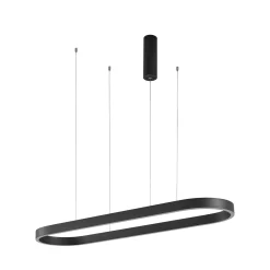 Lucande Smart LED-riippuvalaisin Melinay, musta, CCT, Tuya