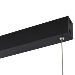 Lucande Smart LED-riippuvalaisin Mylosh, musta, CCT, Tuya