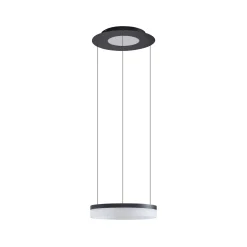 Lucande Smart LED-riippuvalaisin Squillo musta Tuya RGBW CCT