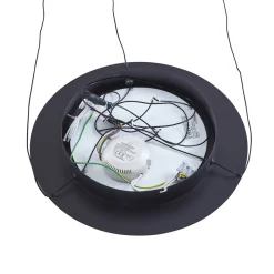 Lucande Smart LED-riippuvalaisin Squillo musta Tuya RGBW CCT