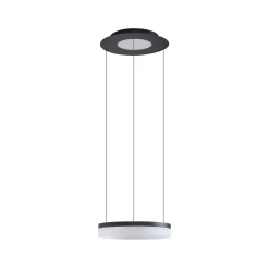Lucande Smart LED-riippuvalaisin Squillo musta Tuya RGBW CCT