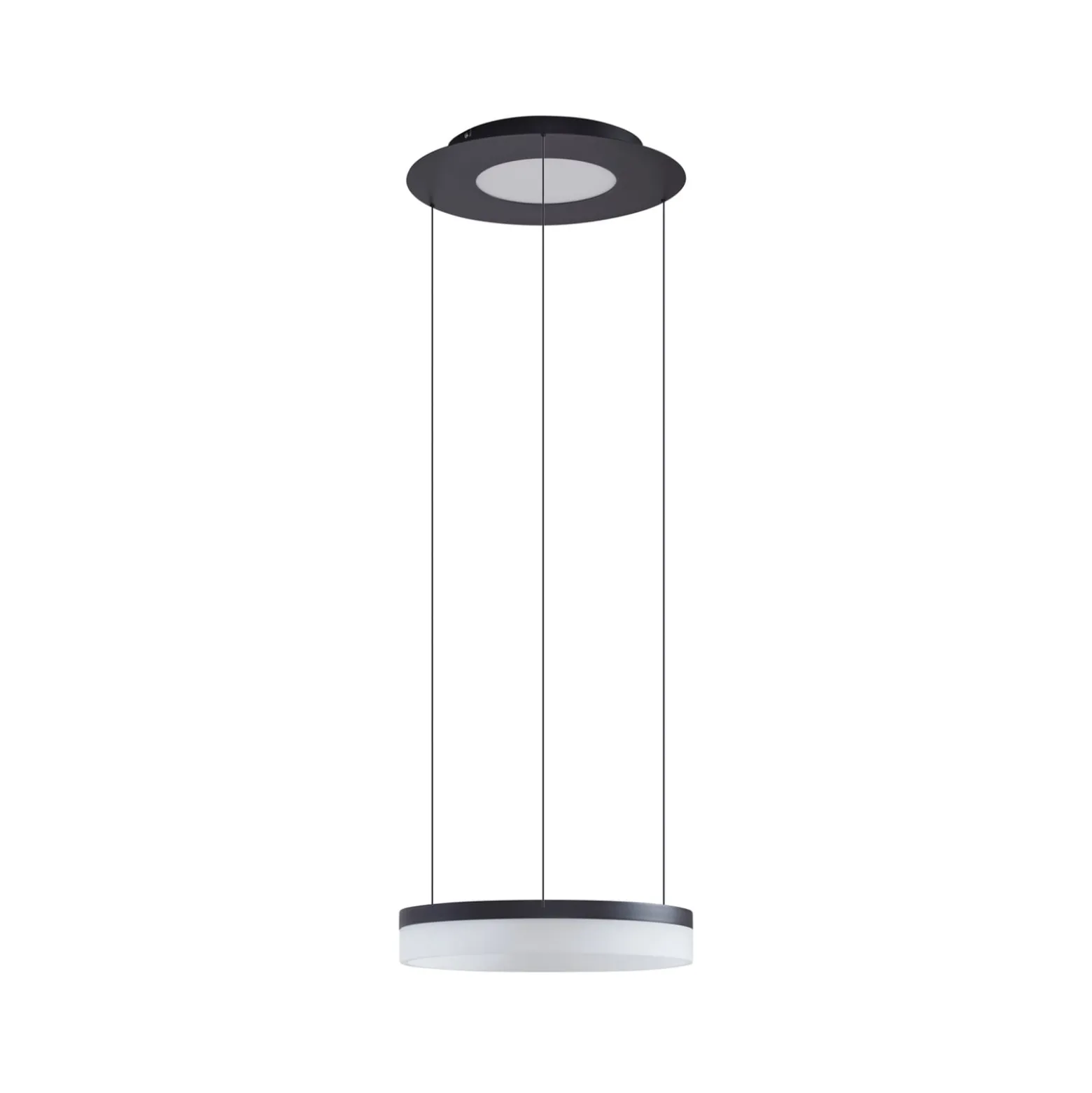 Lucande Smart LED-riippuvalaisin Squillo musta Tuya RGBW CCT