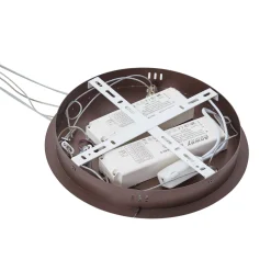 Lucande Smart LED-riippuvalaisin Yonam, kahvi, 2-valo, Tuya