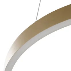 Lucande Smart LED-riippuvalaisin Yonam, kulta, 2-valo, Tuya