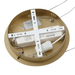 Lucande Smart LED-riippuvalaisin Yonam, kulta, 1-valo, Tuya