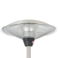 Lucande Solfire -terassilämmitin, hopea, 200 cm, IP44