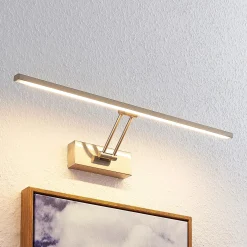 Lucande Thibaud -LED-tauluvalaisin nikkeli, 51,4cm