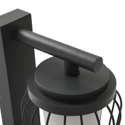 Lucande ulkoseinävalaisin Chandan, 30 cm, antrasiitti, anturi